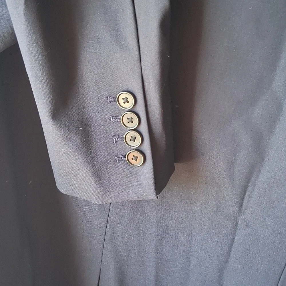 Quince Stretch Wool Blazer Navy  Premium Italian Wool S